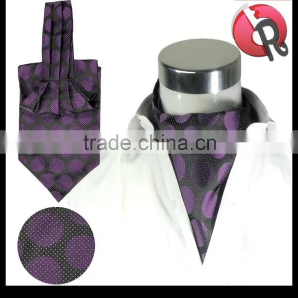 Mens 100% Silk Cravat Tie for Party and Wedding photo-5