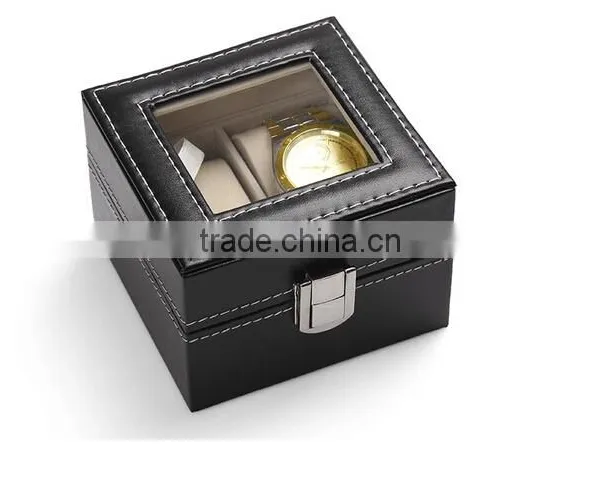 Exquisite Glass Skylight Couple Watches Boxes & Cases Storage Box photo-2