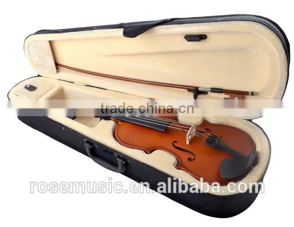 Miniature Handmade Violin Made in China With Black Wood Deviser V35 photo-3