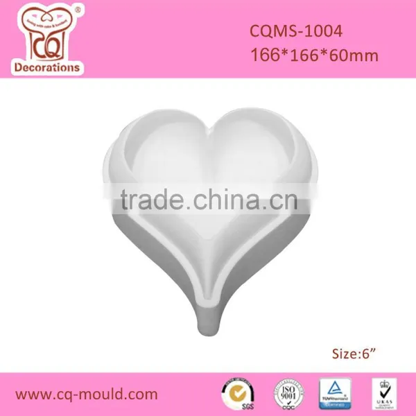 Big Heart Silicone Cake Mold/Baking Tools/3d Cake Plate/Bread/mousse/toast Pan Cake Form Bakeware