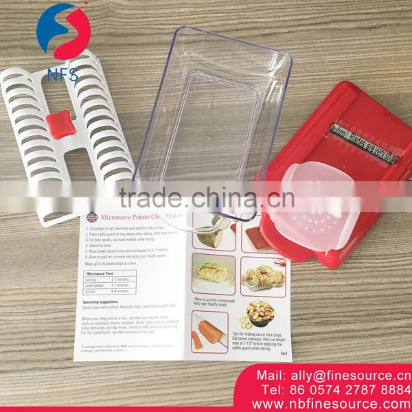 Hot Selling Manual Microwave Potato Chip Maker Slicer Cutter Machine photo-2