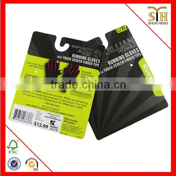 Clear Hang Tags for Gloves