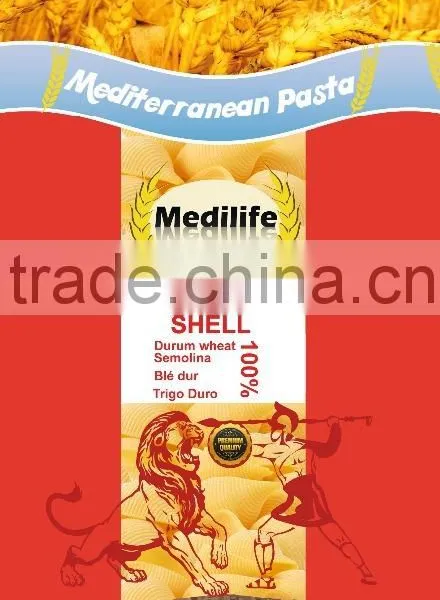 Durum Wheat Semolina Shell. FDA Certified Special Pasta High Quality Macaroni Shell 250g Bag. photo-2