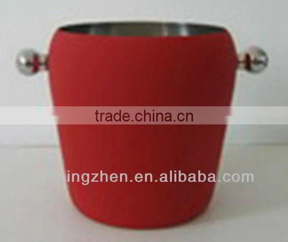 1.0L Stainless Steel Wine Ice Bucket With Handle photo-4