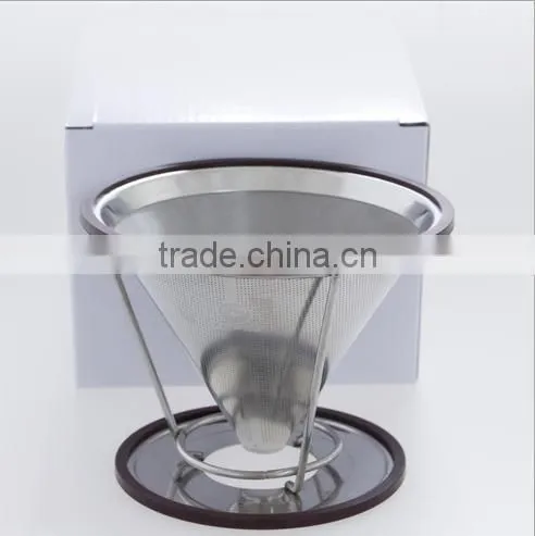 Stainless Steel Reusable Paperless Pour Over Coffee Filter photo-2