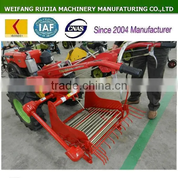 2015 New Made Potato Harvester of Walking Tractors, Air Cooled Diesel Tractor With Single Row Potato Harvesting Machine ! photo-2