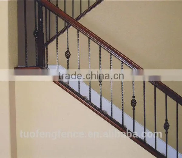 Security Wrought Iron Stair Rails From China Manufacturer photo-3