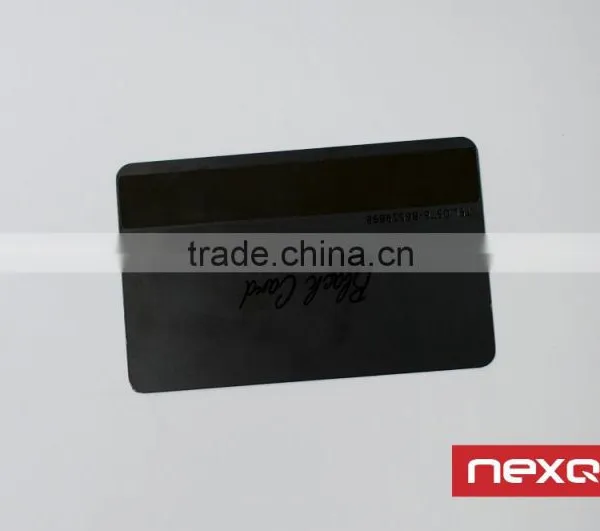 Stainless Steel Electroplate Matt Black Metal Business Card photo-3
