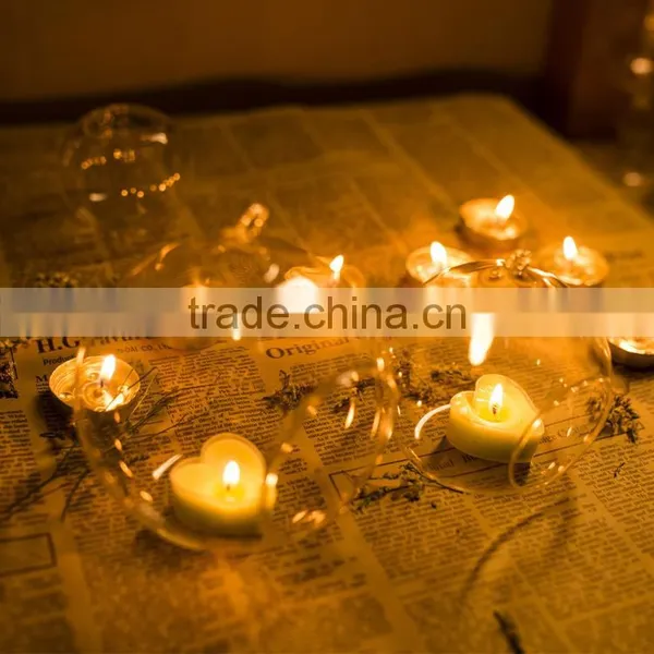 Hanging Glass Ball Candle Holder With Glass Holder photo-3