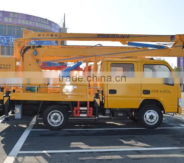 Dongfeng Double Row Aerial Work Platform Truck,High Altitude Operation Truck photo-3