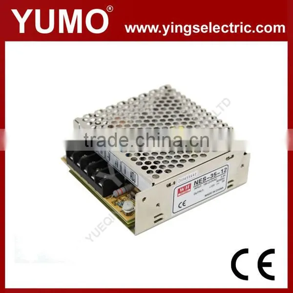 YUMO NES-35 35W 5VDC 12VDC 24VDC NES Series Efficient Single SMPS Switching Power Switch Mode Power Supply photo-2