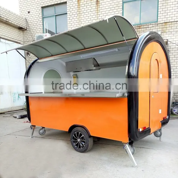 New Type Street Mobile Food Cart/coffee Vending Trailer for Sale CE photo-2