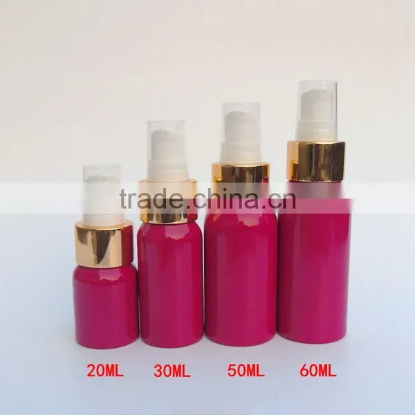 Wholesale 20ml-300ml Aluminum Cosmetic Packaging Lotion Bottles Aluminum Pump Bottles for Skincare Cream photo-5