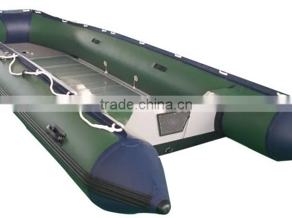 PVC Material Hull Durable Inflatable Fishing Boat for Sale! photo-6