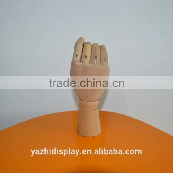 Hot Sale Wood Mannequin Hand for Gloves Display photo-4