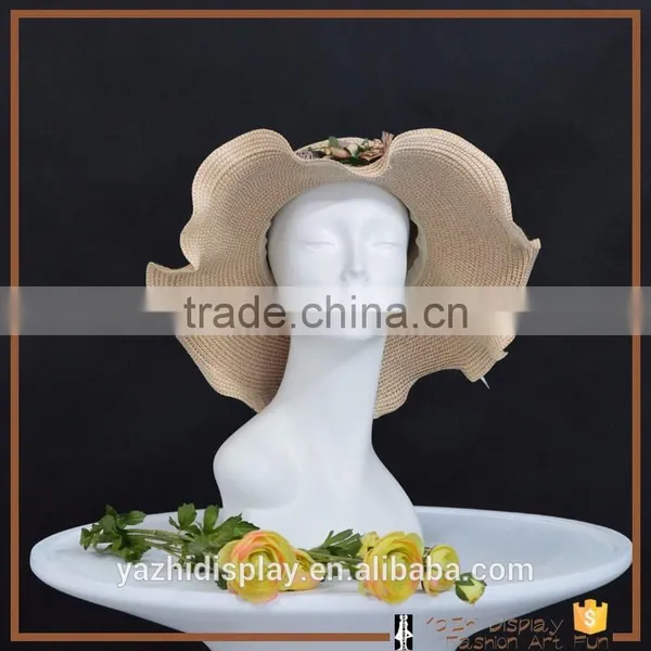Cheap Fiberglass Mannequin Head for Scarf Display photo-2