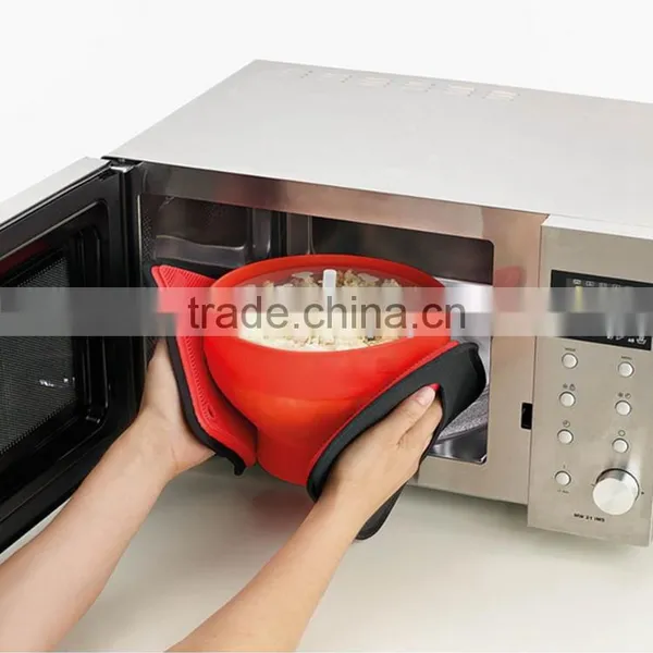 Foldable Silicone Popcorn Maker Microwave Popcorn With Lid photo-2