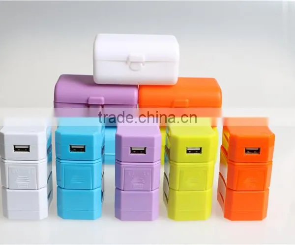 Wontravel 100% OEM USB Adapter and Unviersal USB Travel Charger With 3A USB Port for Hotel Gift photo-6