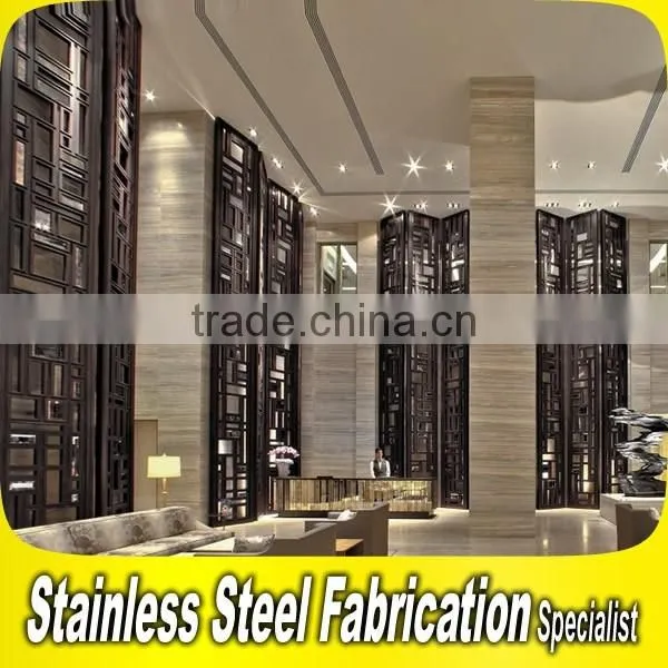 Custom Made Folding Sreen Room Divider for Hotel Decoration photo-2
