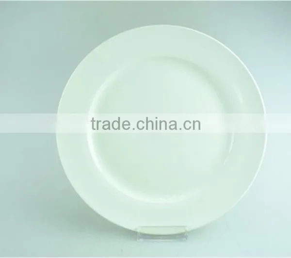 Wholesale White Ceramic Round Dinner Plate for Daily Use photo-2