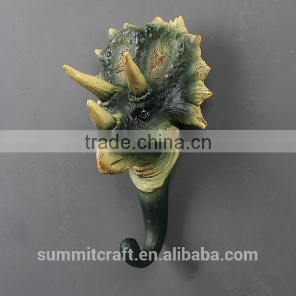 Life-like Resin Decorative Artificial Dragon Wall Mounted Cloth Hook photo-5