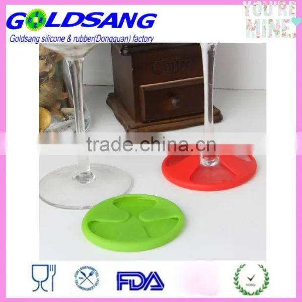 Nonslip Cup Mat Silicone Stemware Coaster photo-2
