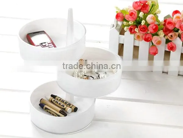 3 Tiers Acrylic Cosmetic Stand Display photo-2