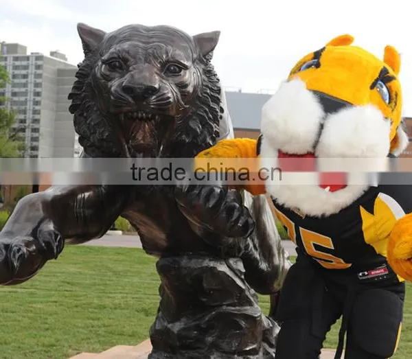 Animal Metal Bronze Garden High Quality Life Size Tiger Statue photo-3