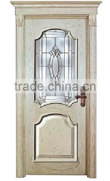 Elegant Noble Carved Solid Wood Entry Door for Residential House in American Style BF11-12191a photo-3