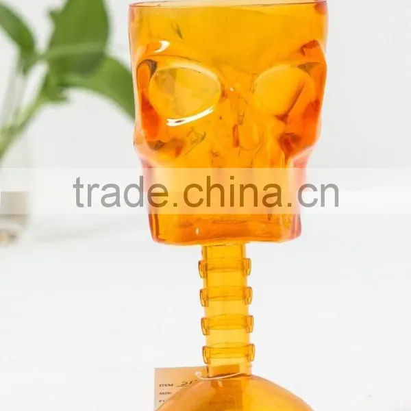 Halloween Plastic 350ml LED Light Skull Mugs Cup for Party Decoration photo-6