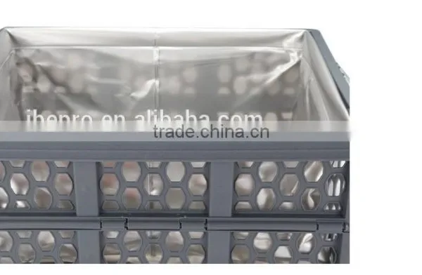 Wholesale Durable Folding Basket, Flexible Plastic Foldable Storage Box photo-2