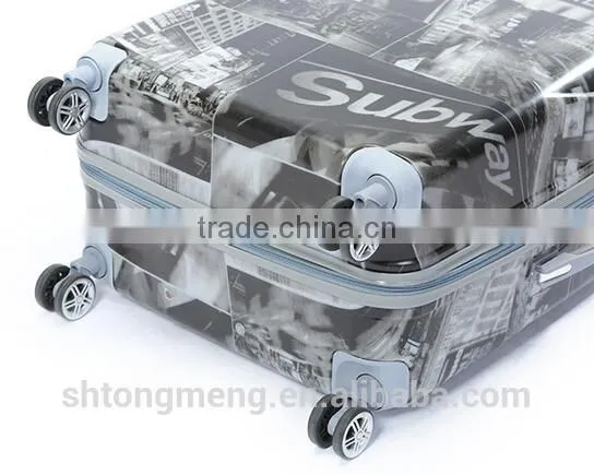PC Printed Travel Trolley Luggage Suitcase Set photo-6