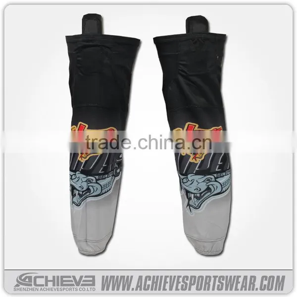 Custom Design Full Printed Wholesale Hockey Socks photo-2