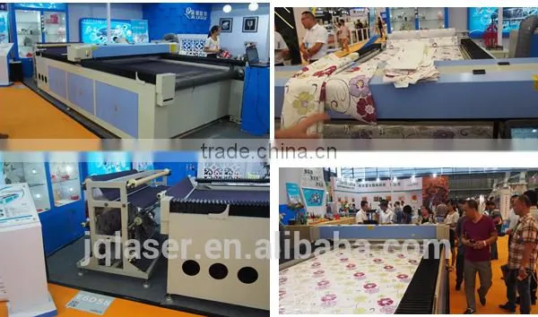 JQ1810 1610 Fabric Laser Cutting Machine/big Laser Textile Cutting Machine With 1600mm*3000mm FDA CE photo-6