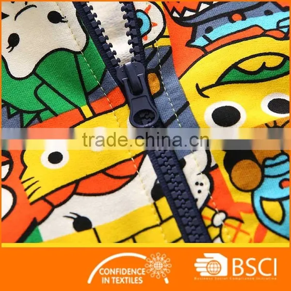 New Style Cartoon Printed Soft Cotton Baby Jackets photo-2