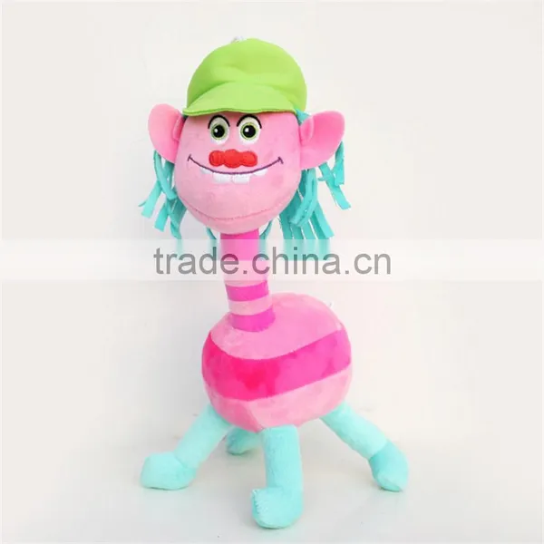 Top Selling Cute DreamWorks Magic Hair Elf Doll Magical Trolls Bobbi Plush Toy photo-4