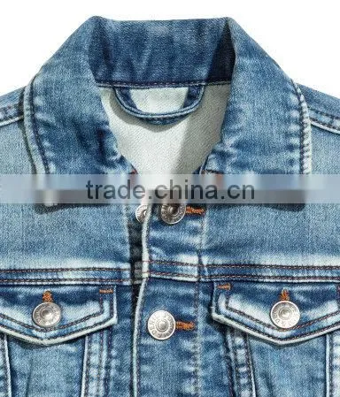 New Fashion Design Boys Blue Jean Jackets Stylish Kids Denim Coats photo-5