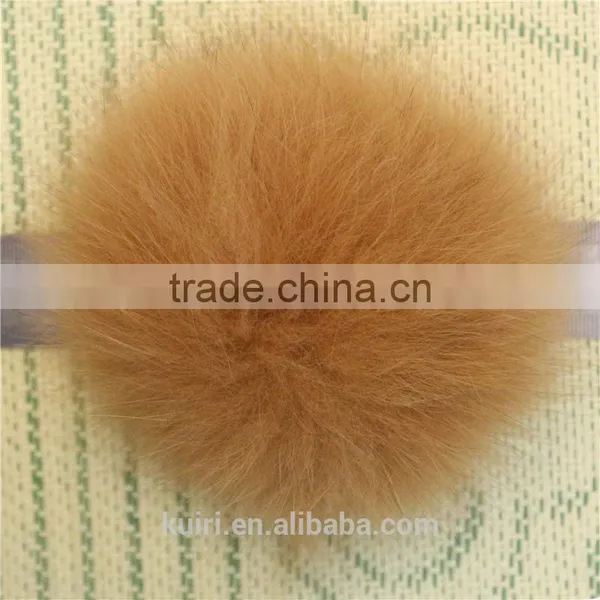 Fur Pom Pom Fluffy Genuine Fox /raccoon/rabbit Fur Ball Keychain Fur Key Ring Fur Bag Charm Women Bag Accessories photo-3