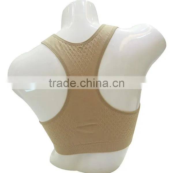 New Style Nice Quality Seamless Woman Underwear Ladies Cotton Sport Bra photo-3