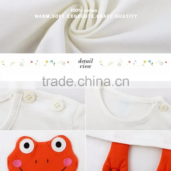 2017 Summer Fashion Kids t Shirt Boys Hottest Baby 0-12 Months Frog T-shirt photo-5