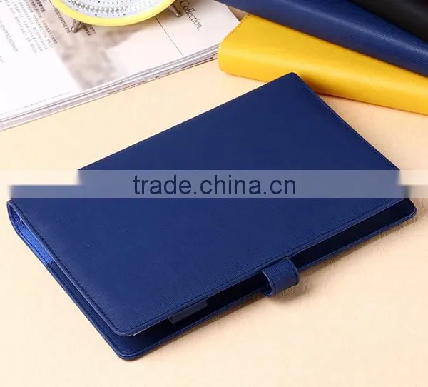 Custom Faux Leather Planner 6 Holes Loose Leaf Binder Clip Diary Notebook photo-3