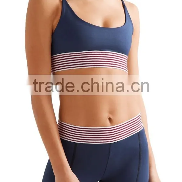 High Impact Custom Blank Wholesale Sports Bra Outdoor Compression Sports Top Women Jogging Bra photo-2