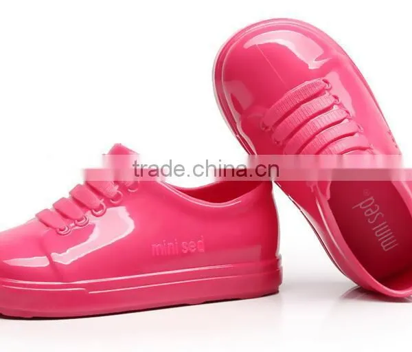 Kids Jelly Boots, Melissa Boots for Girls, Solid Color Mini Melissa Kids Rain Boots photo-4