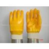 Supply Yellow PVC Coated Gloves Knit Wrist