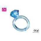 Soft TPR Flower Cock Rings in Diamond Shape With Real Feelling