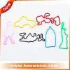 Elastic Shaped Silicone Lovely Bands, 100% Silicone