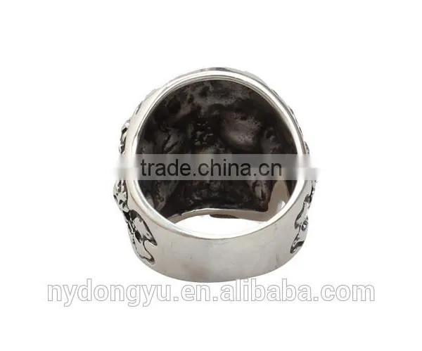 Skeleton Mens Titanium Ring/creative Mens Skeleton Ring/men Top Quality Ring photo-5