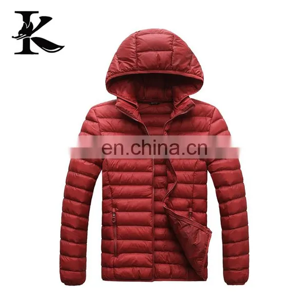 Winter Padding Sports Jacket With Detchable Hoodies Down Jacket for Adults photo-5