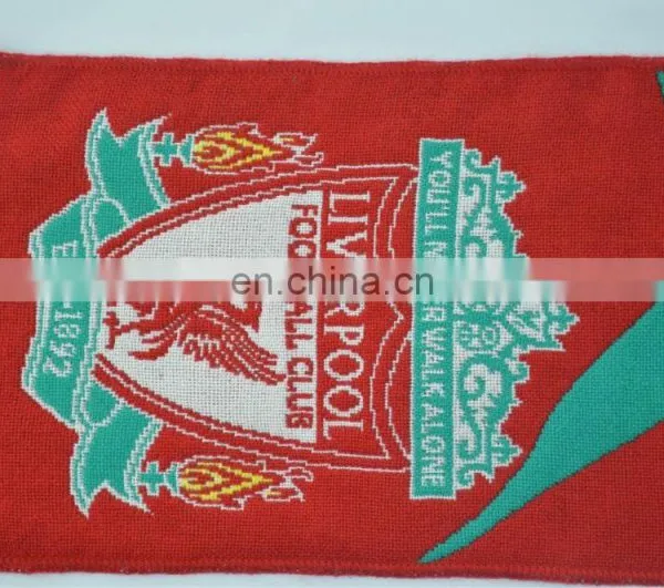 2016 Best Selling Sports Scarf Knitted Football Team Scarf photo-3