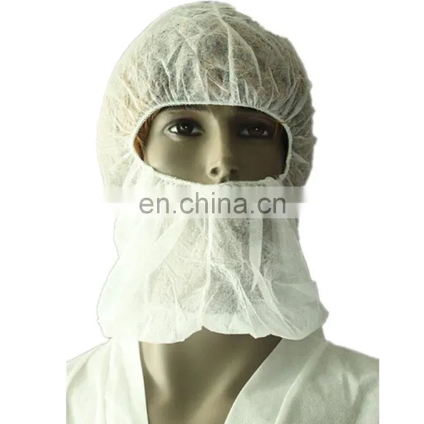 Disposable Head Cover, Ebola PP Nonwoven Surgical Hood, Breathable Surgeon's Hood